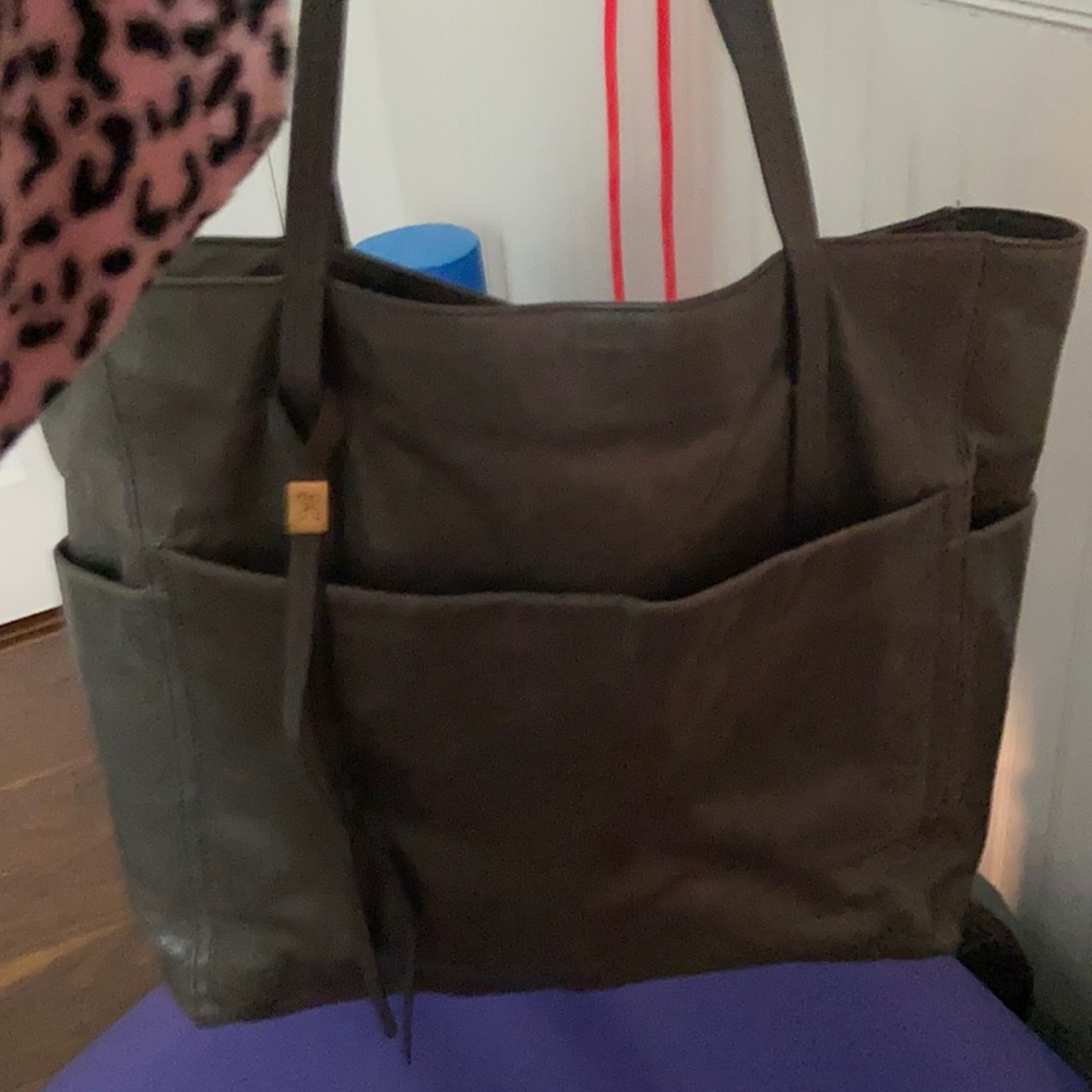 Gray hobo purse